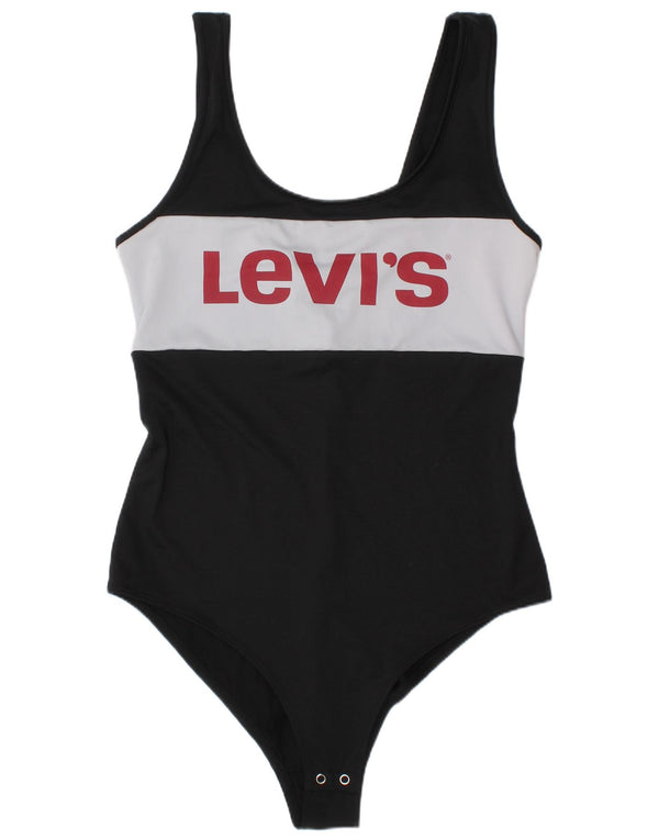 Levi's Womens Graphic Swimwear XS Black Colourblock Sports