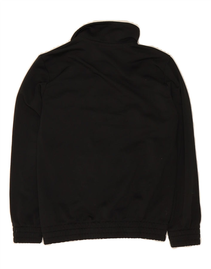 ADIDAS Boys Graphic Tracksuit Top Jacket 7-8 Years Black Colourblock Vintage Adidas and Second-Hand Adidas from Messina Hembry 