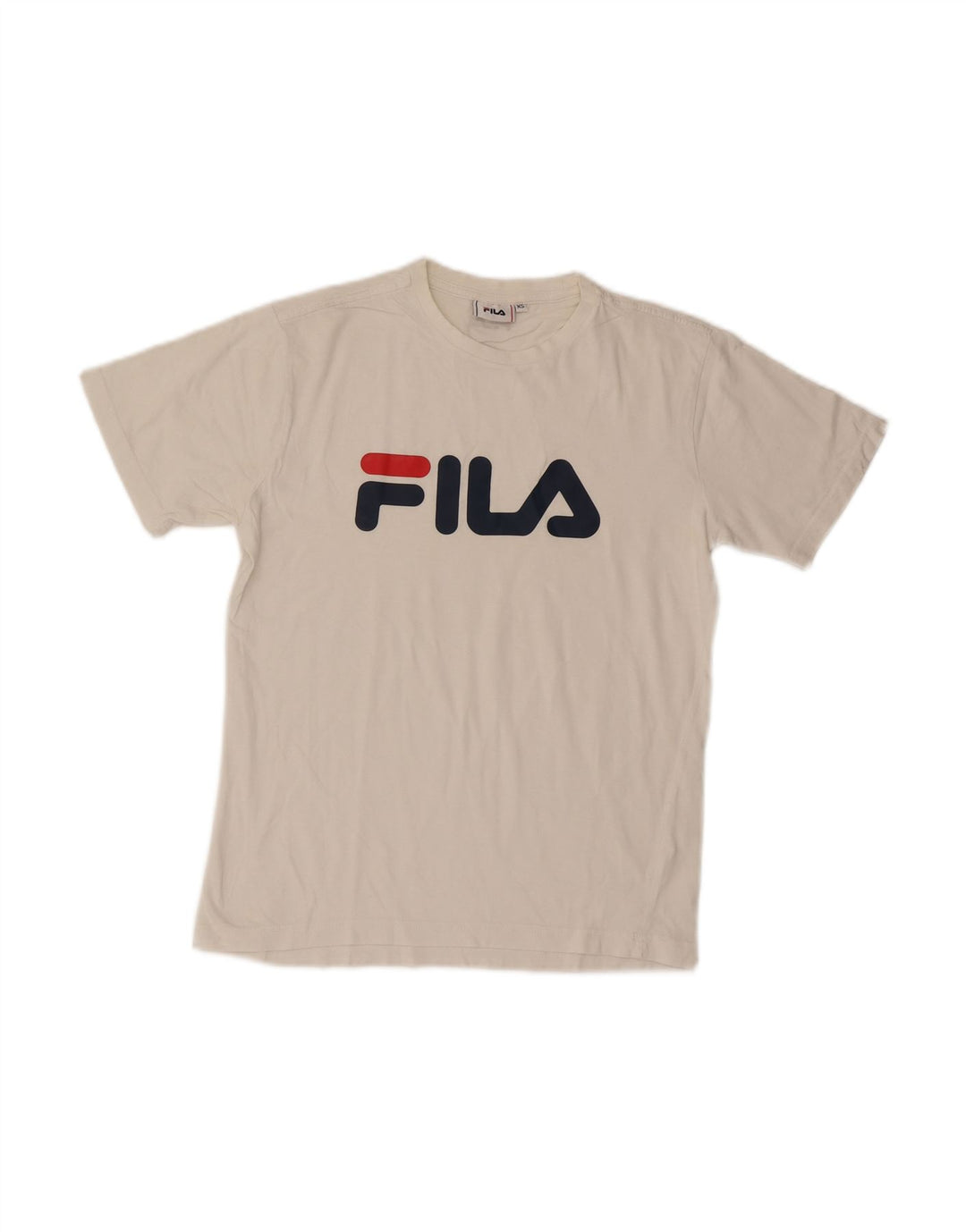 FILA Mens Graphic T-Shirt Top XS White