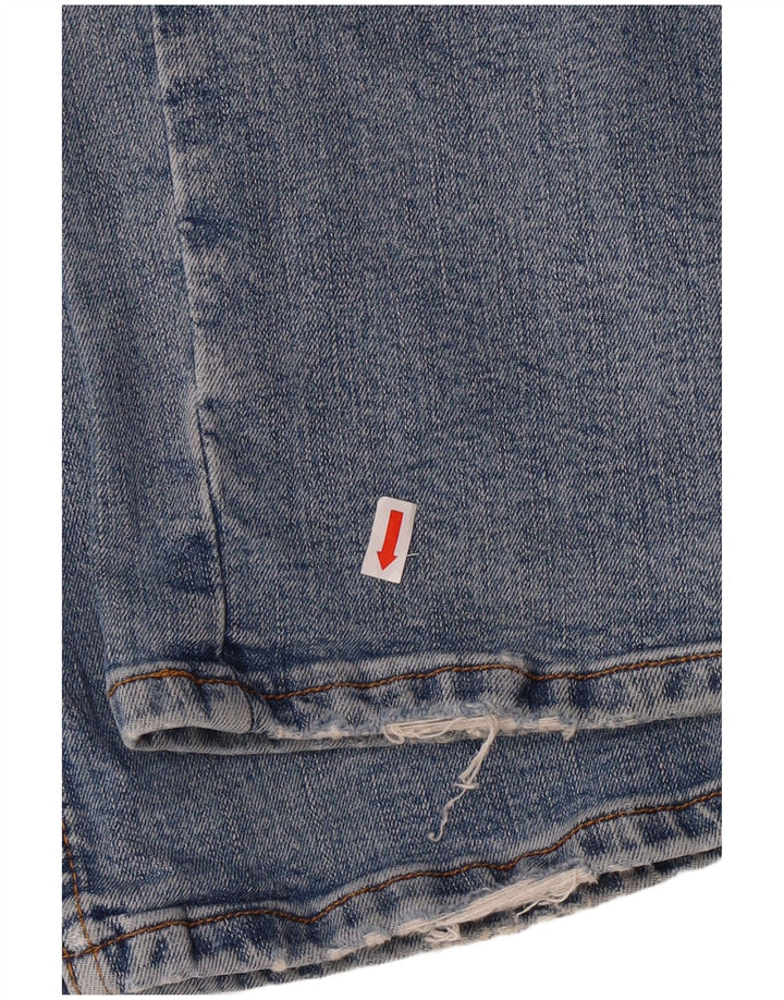 Wrangler Mens Straight Jeans W36 L34 Blue Cotton Classic