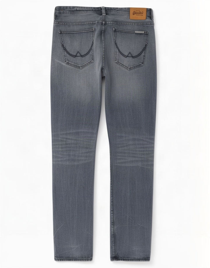 Superdry Mens Slim Jeans W36 L34 Blue Cotton