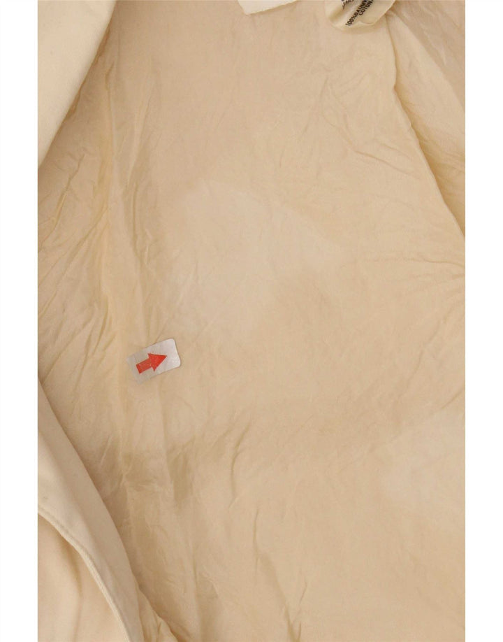 Escada Womens Open Bolero Jacket EU 36 Small Beige Cotton