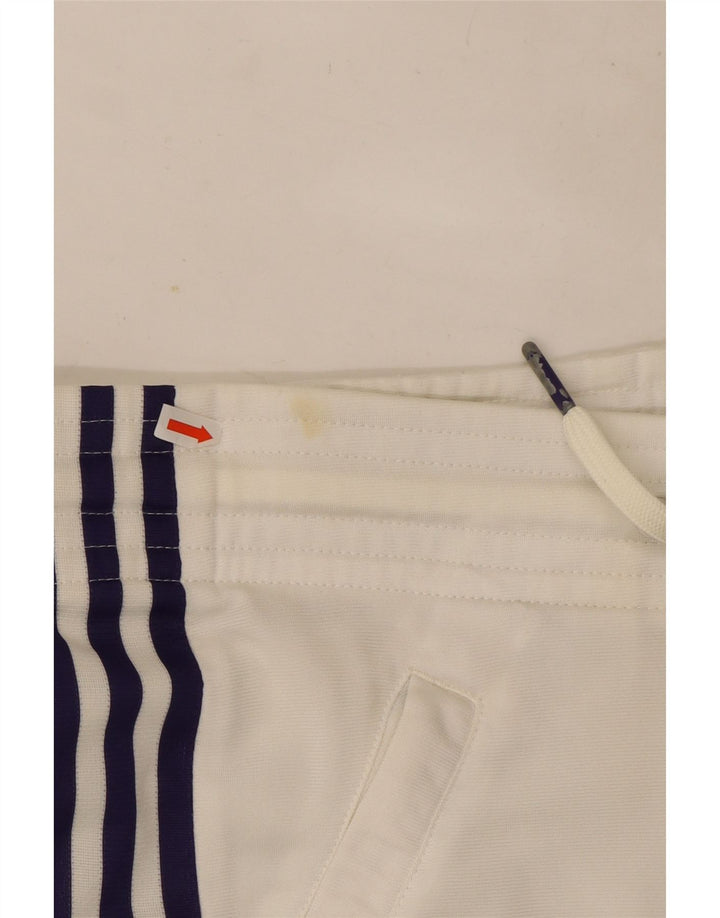 Adidas Womens Tracksuit Trousers EU 42 Large  White Polyester