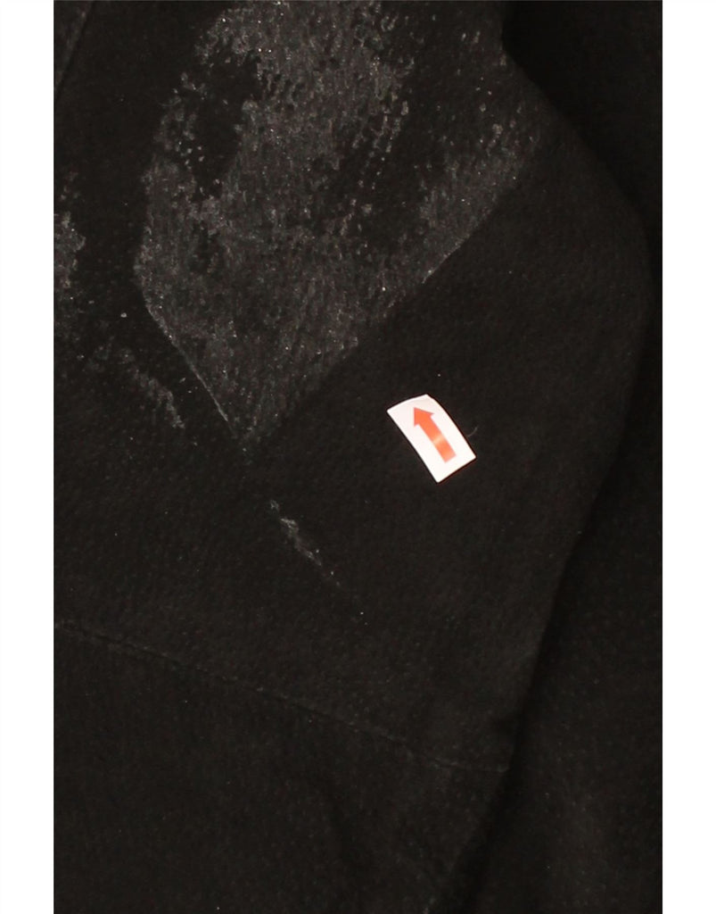 VINTAGE Mens Suede Bomber Jacket UK 42 XL Black Leather Vintage Vintage and Second-Hand Vintage from Messina Hembry 