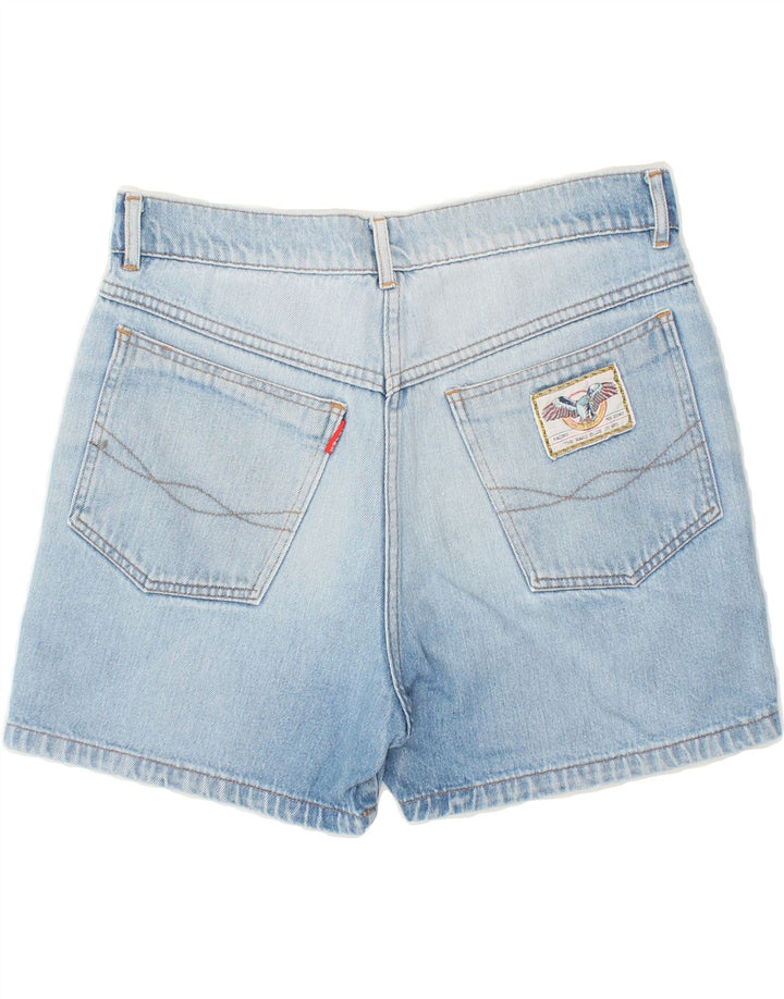 VINTAGE Womens Denim Shorts W32 Large Blue Vintage Vintage and Second-Hand Vintage from Messina Hembry 
