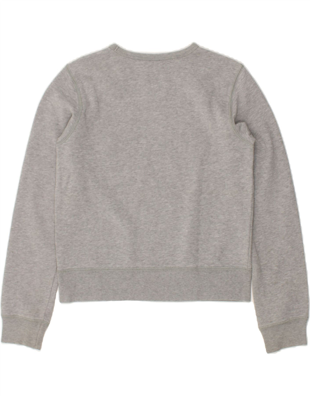NAUTICA Womens Graphic Sweatshirt Jumper UK 10 Small Grey Cotton | Vintage Nautica | Thrift | Second-Hand Nautica | Used Clothing | Messina Hembry 
