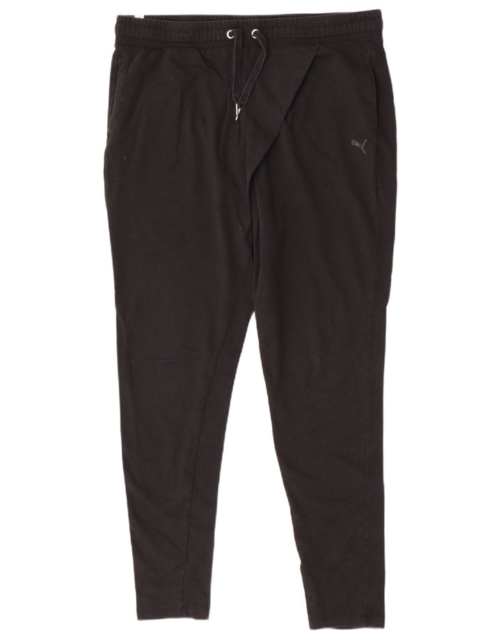 Puma Womens Tracksuit Trousers UK 14 Large  Black