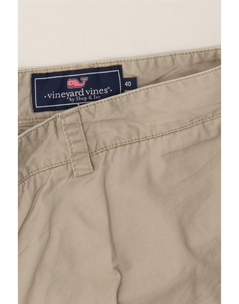 VINEYARD VINES Mens Chino Shorts W40 XL Beige Cotton Vintage Vineyard Vines and Second-Hand Vineyard Vines from Messina Hembry 