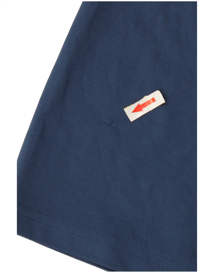 Adidas Mens Climalite Polo Shirt XL Navy Blue Colourblock Polyester