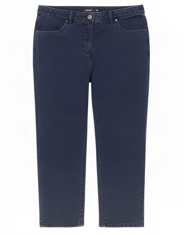 Rohan Womens Capri Jeans UK 10 Small W28 L22 Navy Blue Cotton