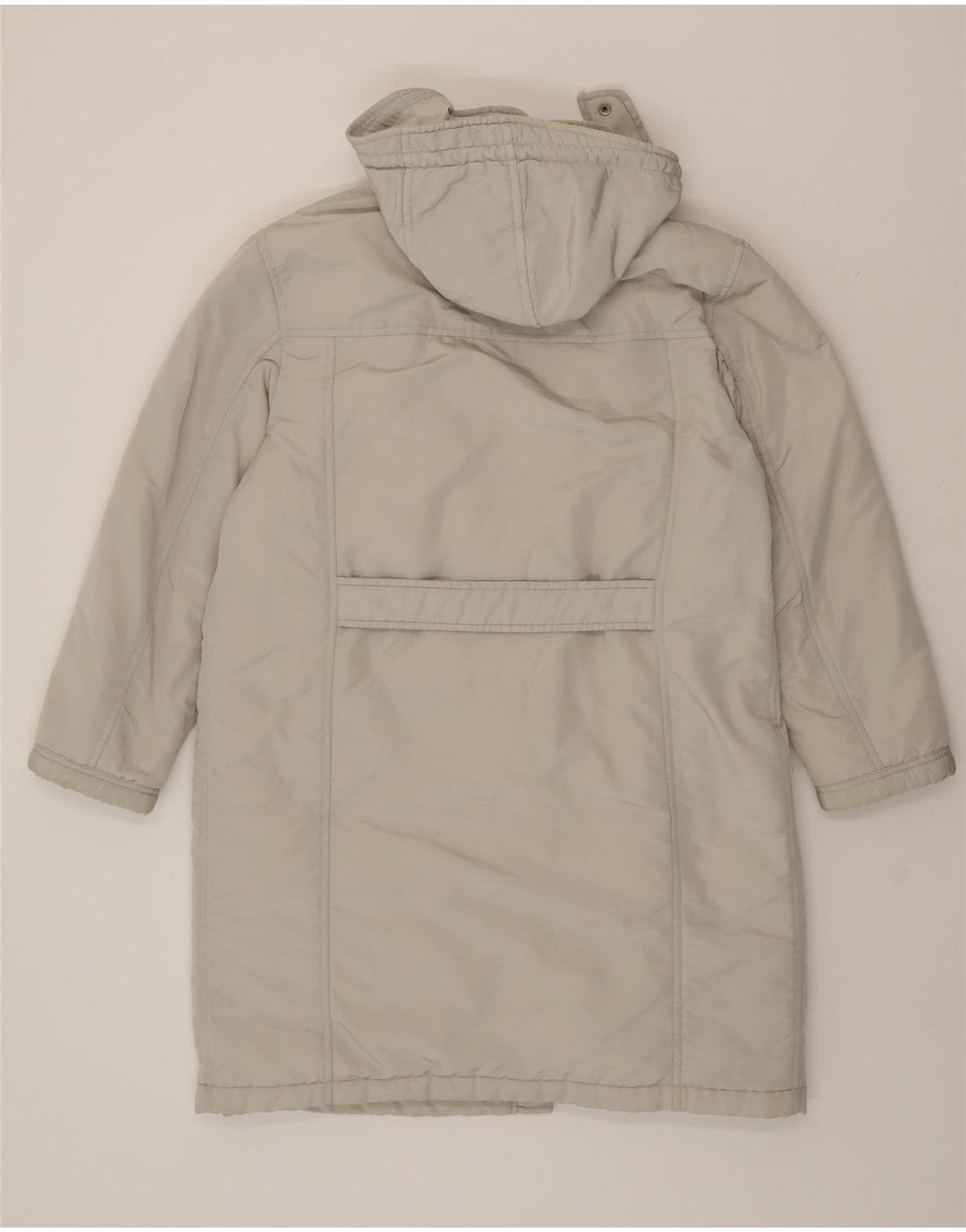 FAY Womens Hooded Padded Coat UK 16 Large Grey Vintage Fay and Second-Hand Fay from Messina Hembry 