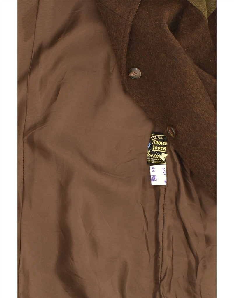 MOESSMER Womens Overcoat EU 44 XL Brown Wool | Vintage Moessmer | Thrift | Second-Hand Moessmer | Used Clothing | Messina Hembry 