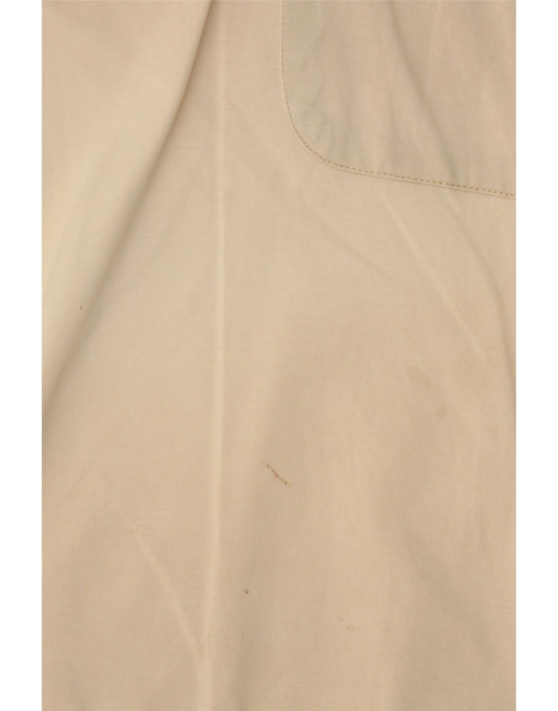 NINO MARINI Mens Classic Fit Polo Shirt IT 50 Medium Beige Cotton Vintage Nino Marini and Second-Hand Nino Marini from Messina Hembry 