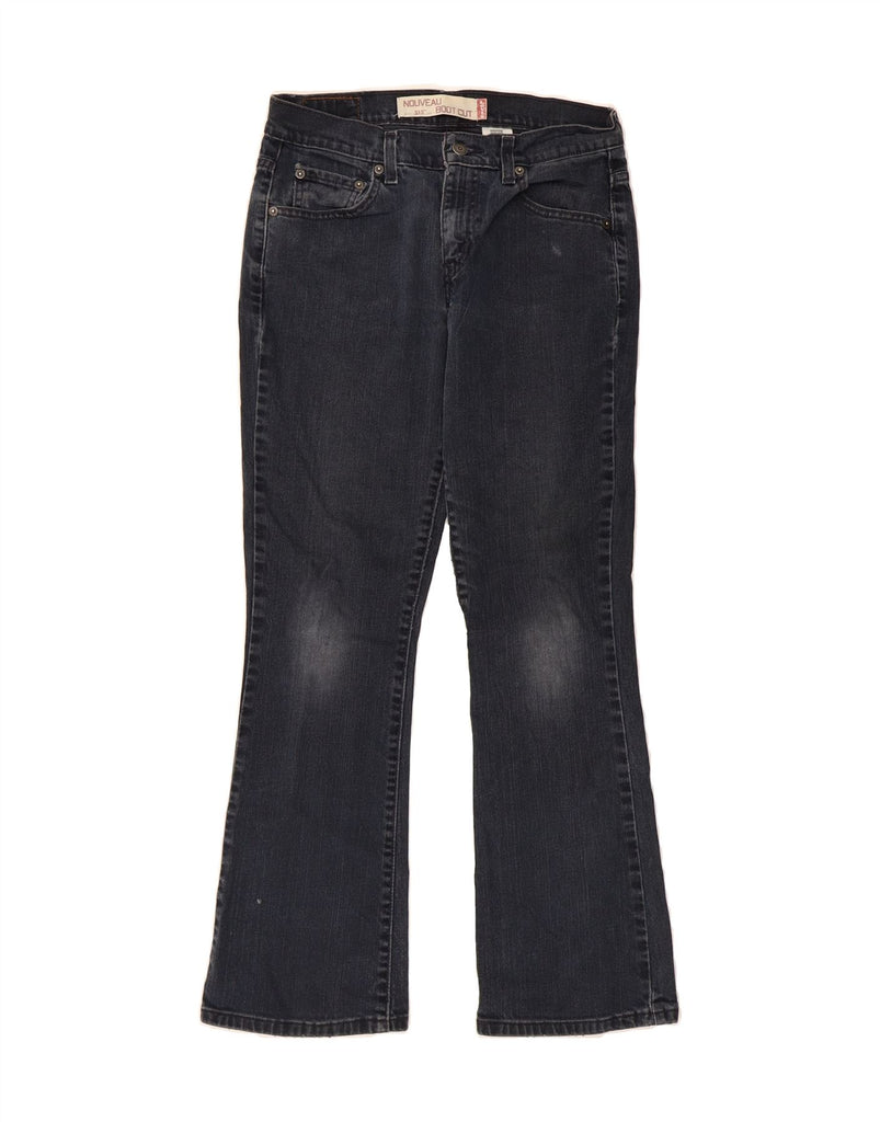 LEVI'S Womens 515 Bootcut Jeans US 6 Medium W30 L29 Navy Blue Cotton Vintage Levi's and Second-Hand Levi's from Messina Hembry 