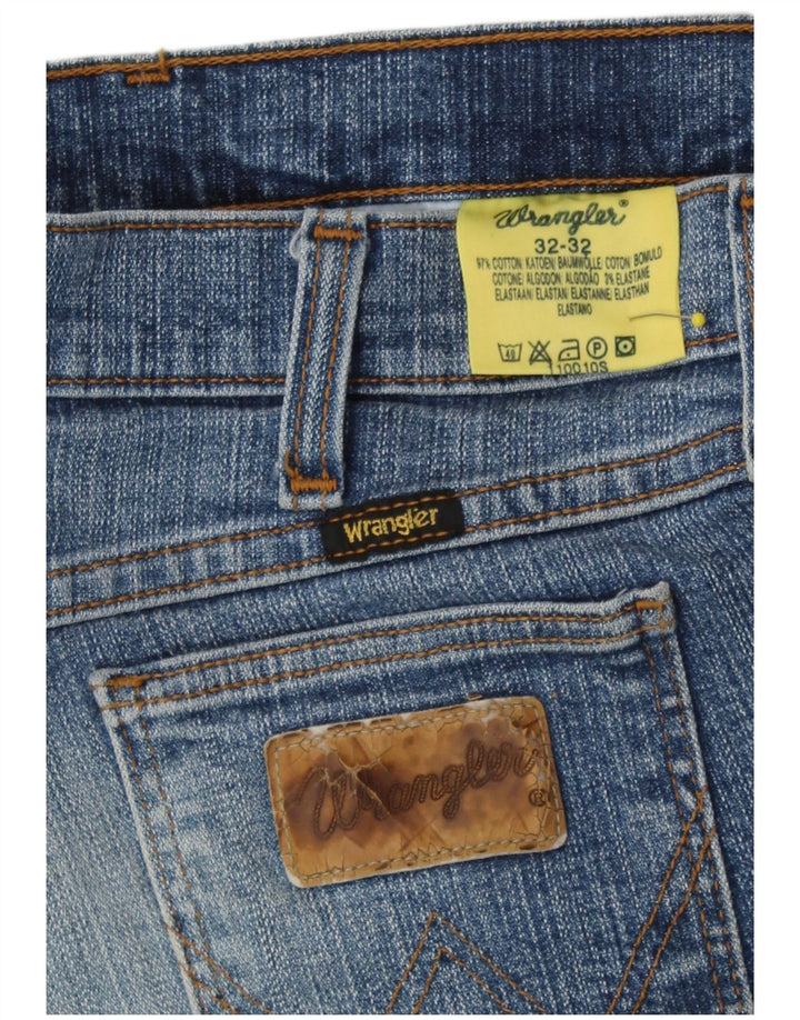Wrangler Womens Flared Jeans W32 L32 Blue