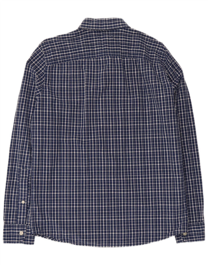 Hollister Mens Shirt Small Blue Check Cotton