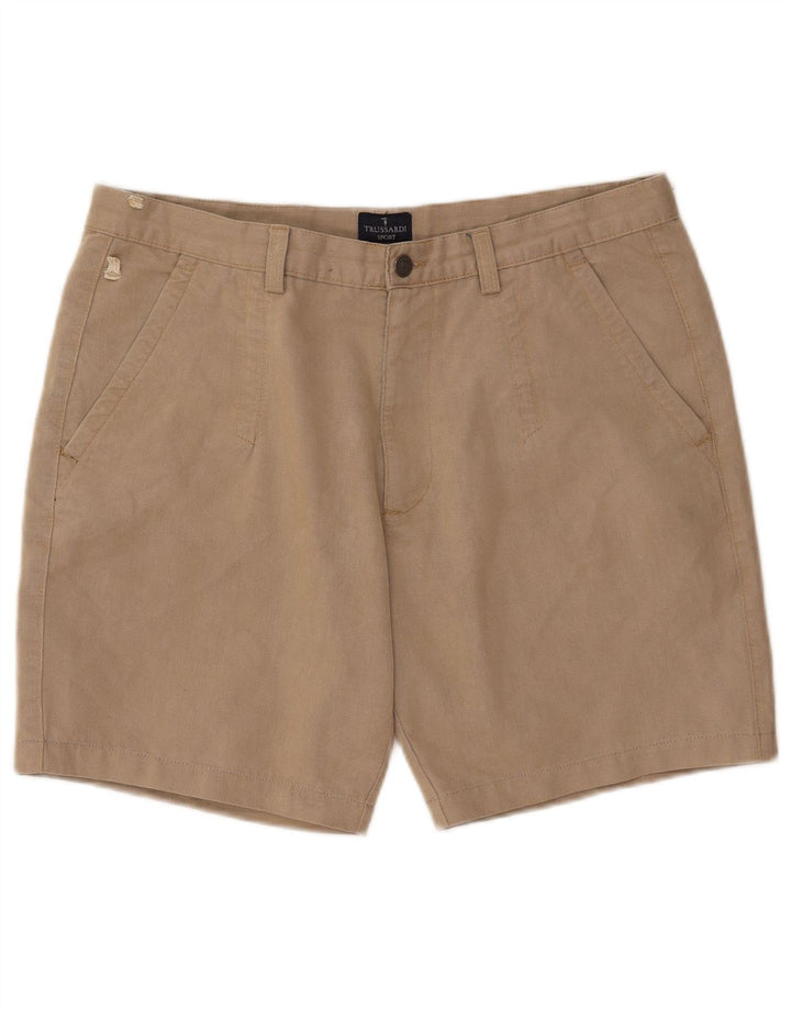 Trussardi Mens Chino Shorts W38 XL Beige