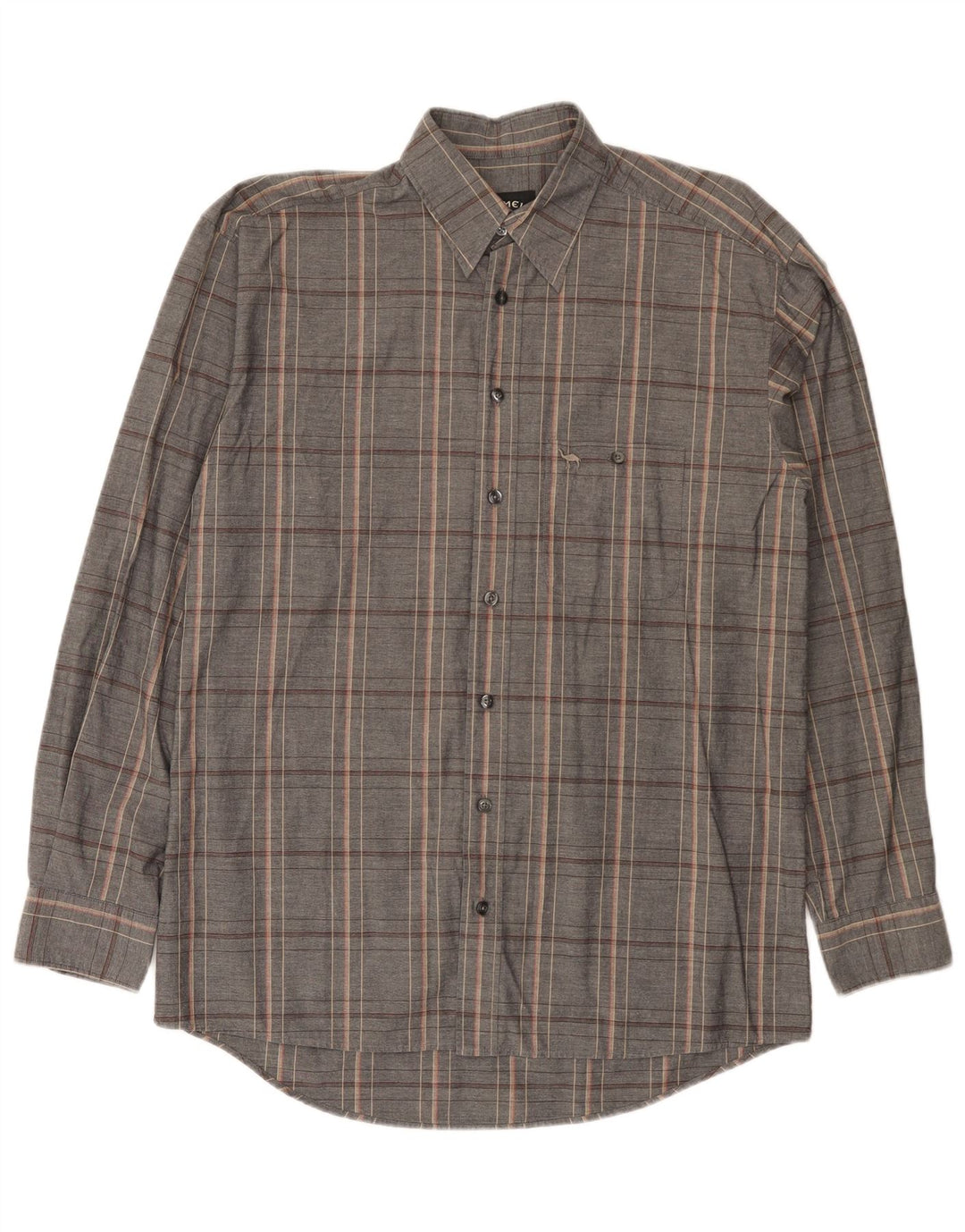 Camel Active Mens Shirt Small Grey Plaid