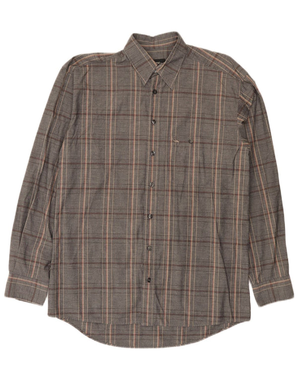 Camel Active Mens Shirt Small Grey Plaid