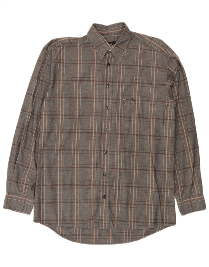 Camel Active Mens Shirt Small Grey Plaid