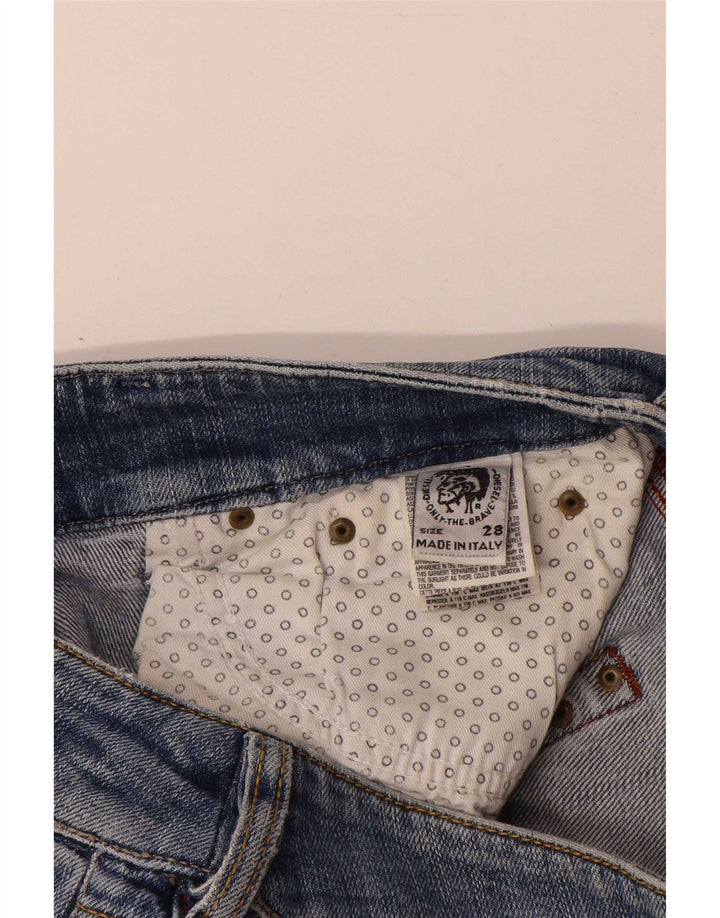 Diesel Womens Straight Jeans W28 L29 Blue Cotton