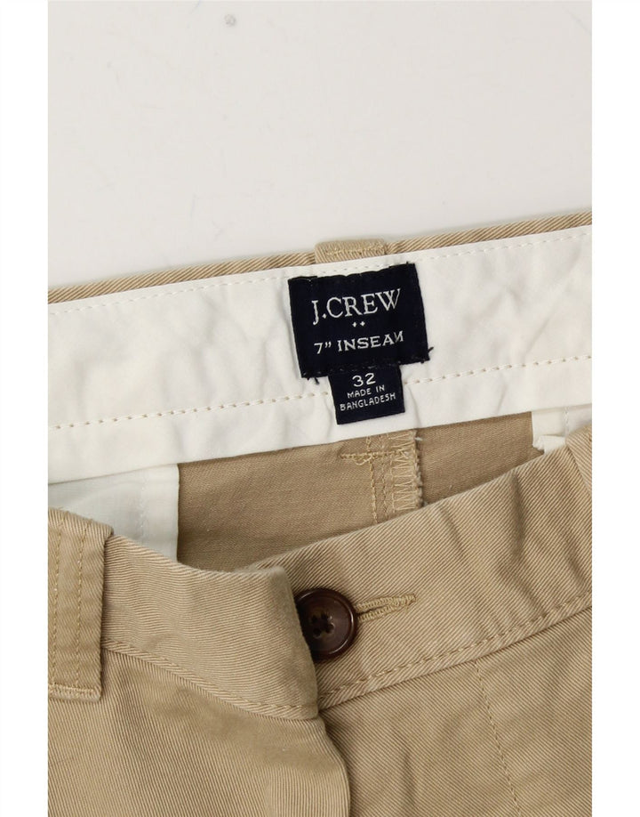 J. CREW Mens Chino Shorts W32 Medium  Beige Cotton