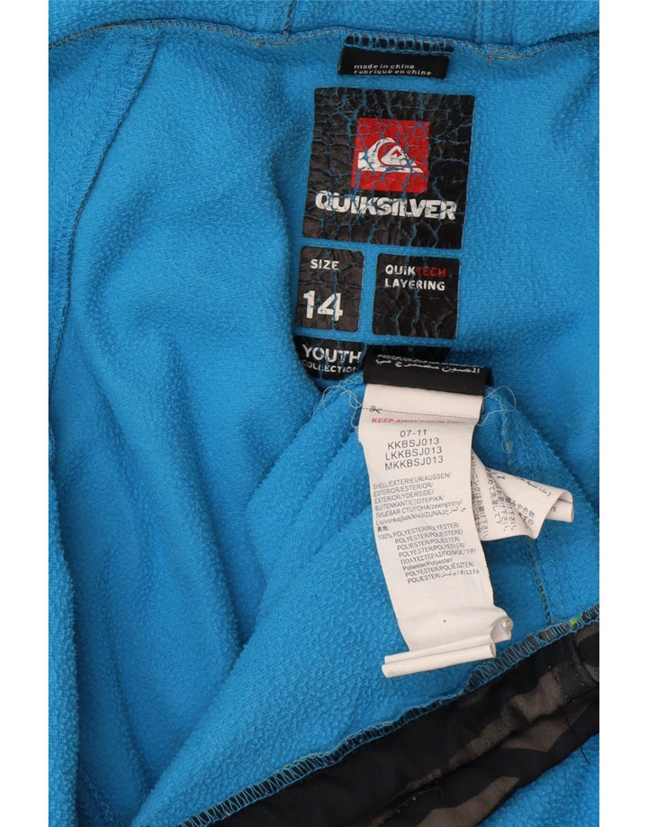 Quiksilver Boys Graphic Windbreaker Jacket 13-14 Years Multicoloured