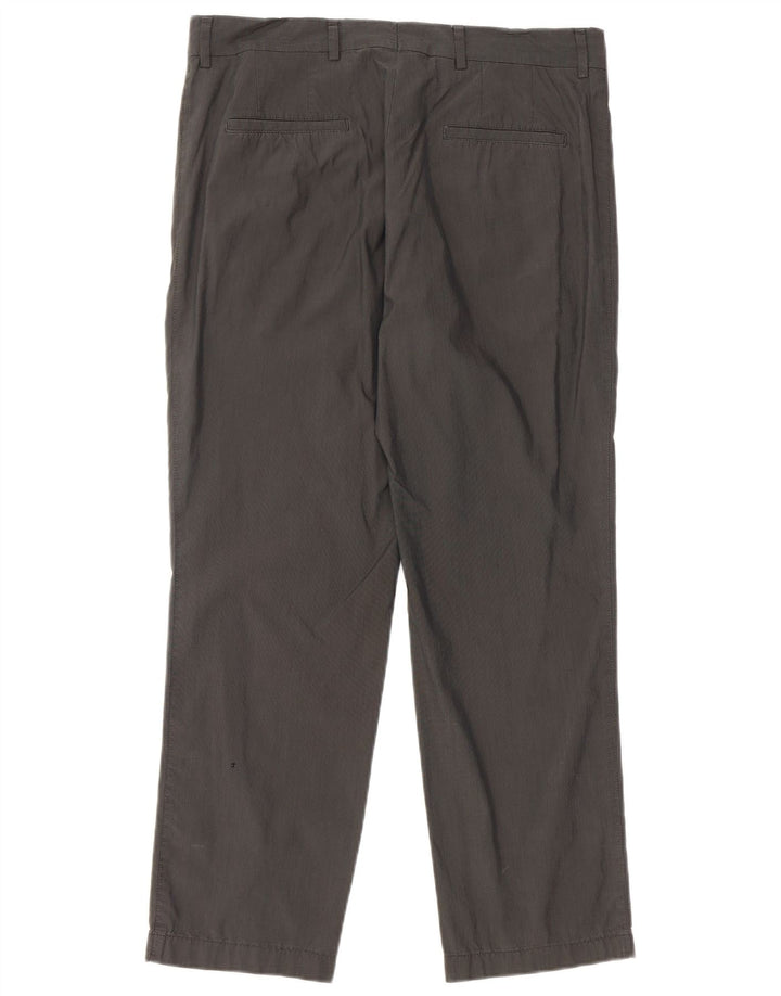 CALVIN KLEIN Mens Slim Chino Trousers W32 L28 Grey