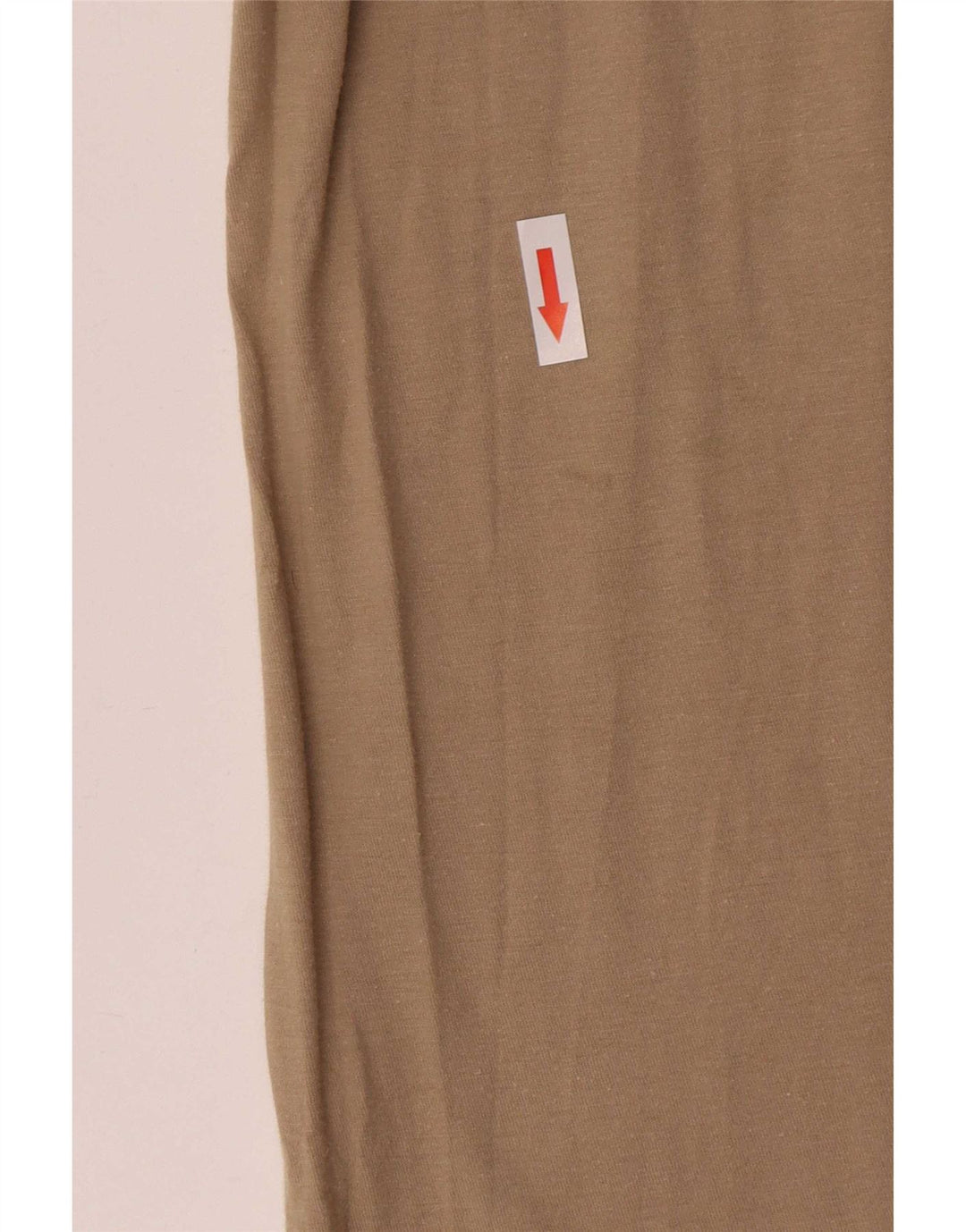 Nike Mens Athletic Cut Graphic T-Shirt Top Large Beige Cotton