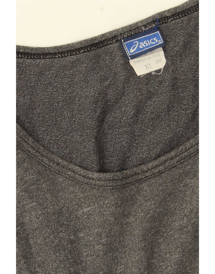Asics Mens Graphic Vest Top XL Grey Flecked Cotton