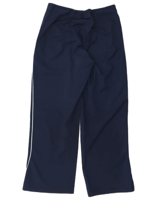 Adidas Womens Wide Leg Casual Trousers UK 12 Medium W28 L27 Navy Blue
