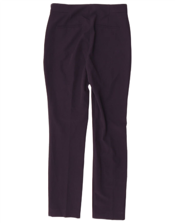 Zara Womens Slim Chino Trousers Medium W28 L28 Navy Blue Polyester