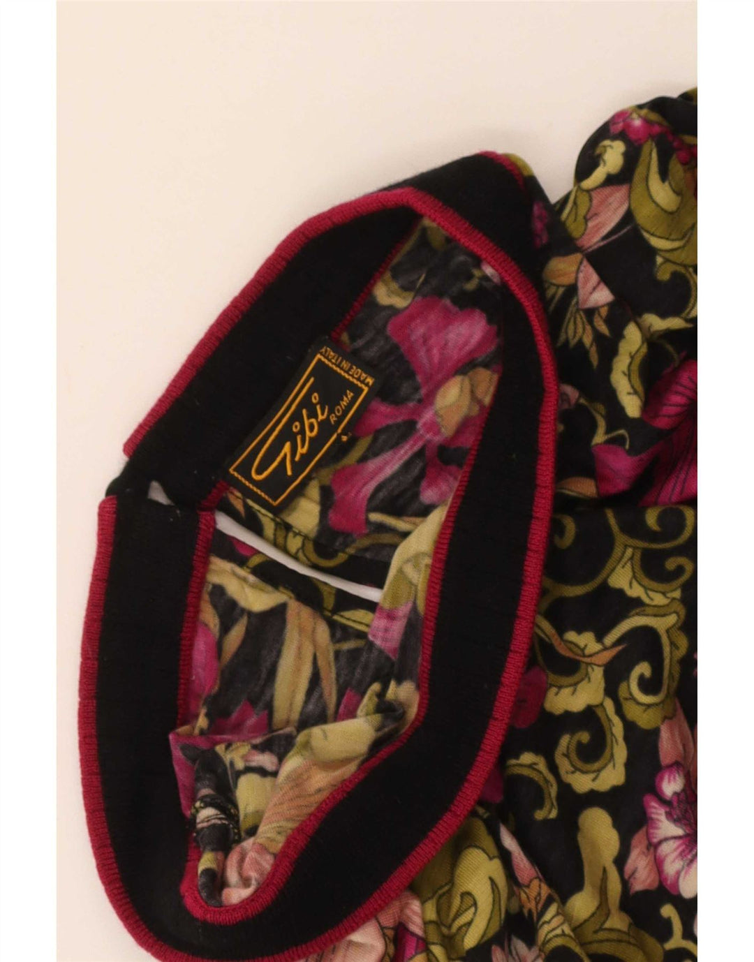 Gibi Womens 3/4 Sleeve Blouse Top UK 14 Large Multicoloured Floral