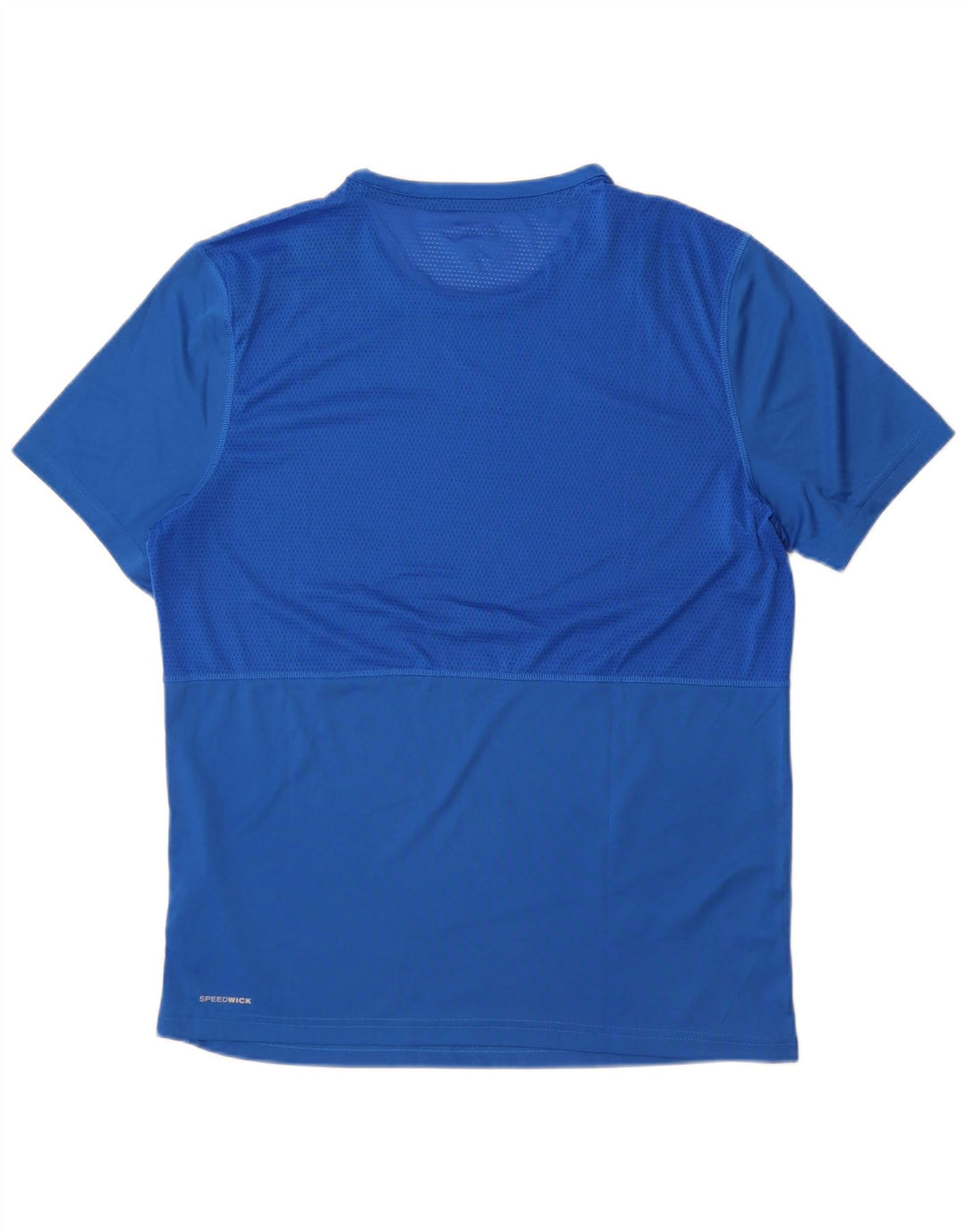 Reebok Womens T-Shirt Top UK 16 Large Blue Colourblock Polyester