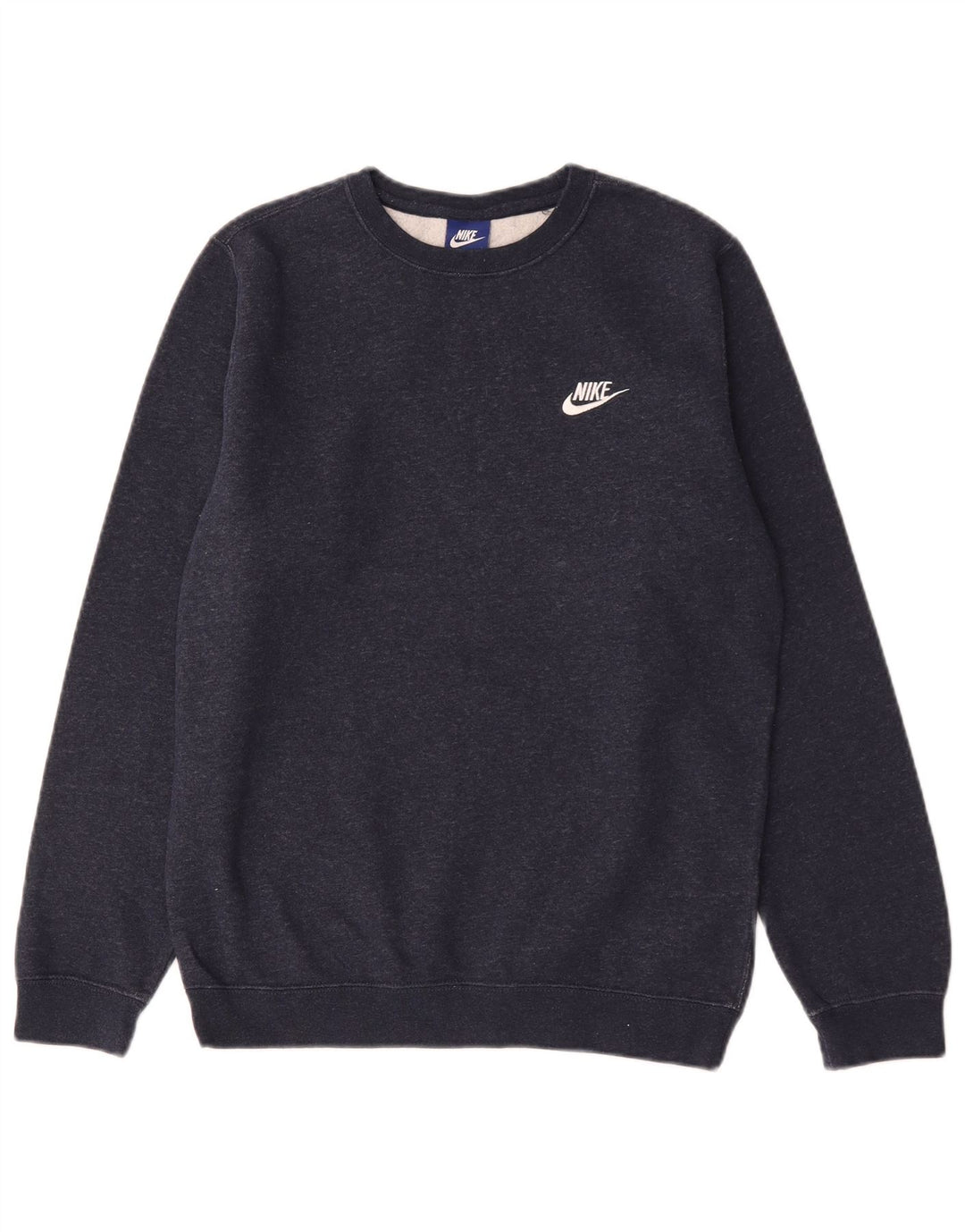 Nike Mens Sweatshirt Jumper Small Navy Blue Cotton
