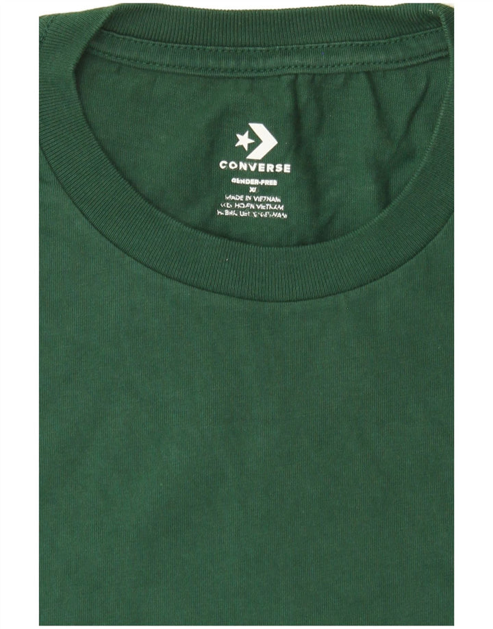 Converse Mens T-Shirt Top XS Green