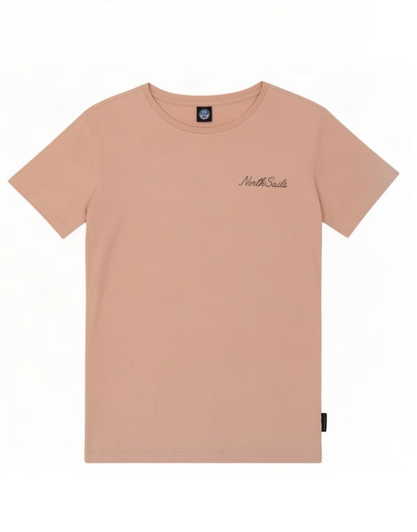 North Sails Womens T-Shirt Top UK 12 Medium Pink Cotton