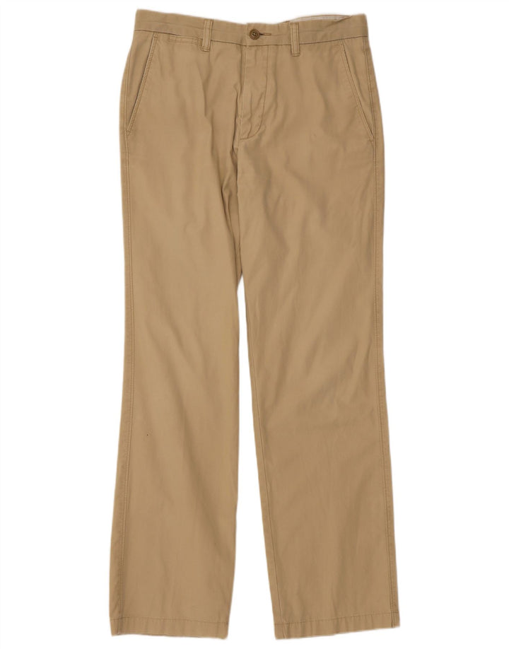 Dockers Mens Straight Chino Trousers W31 L32 Beige Cotton