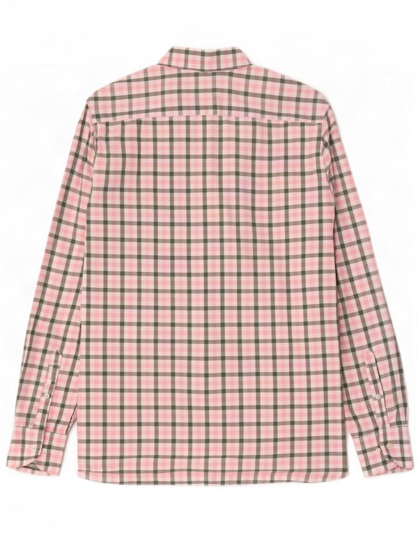 Barbour Mens Regular Fit Shirt Large Pink Gingham