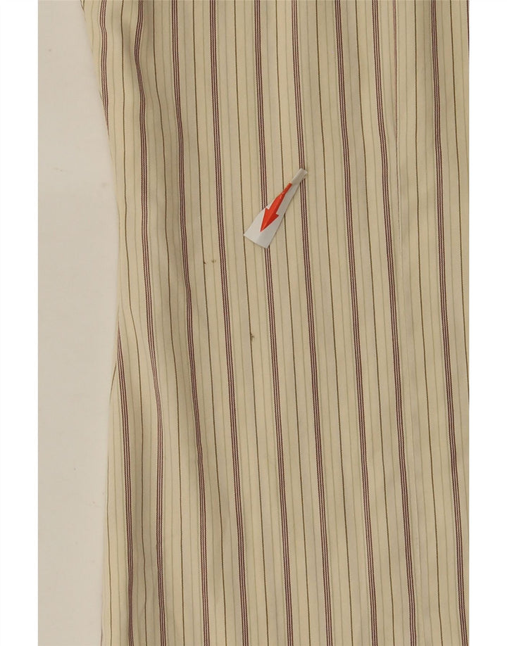 Sportmax Womens Shirt UK 12 Medium Beige Striped