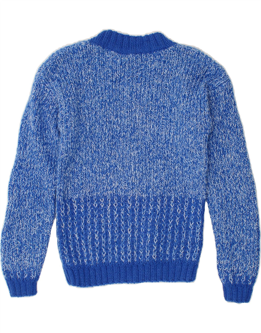 VINTAGE Womens Turtle Neck Jumper Sweater UK 8 Small Blue Vintage Vintage and Second-Hand Vintage from Messina Hembry 