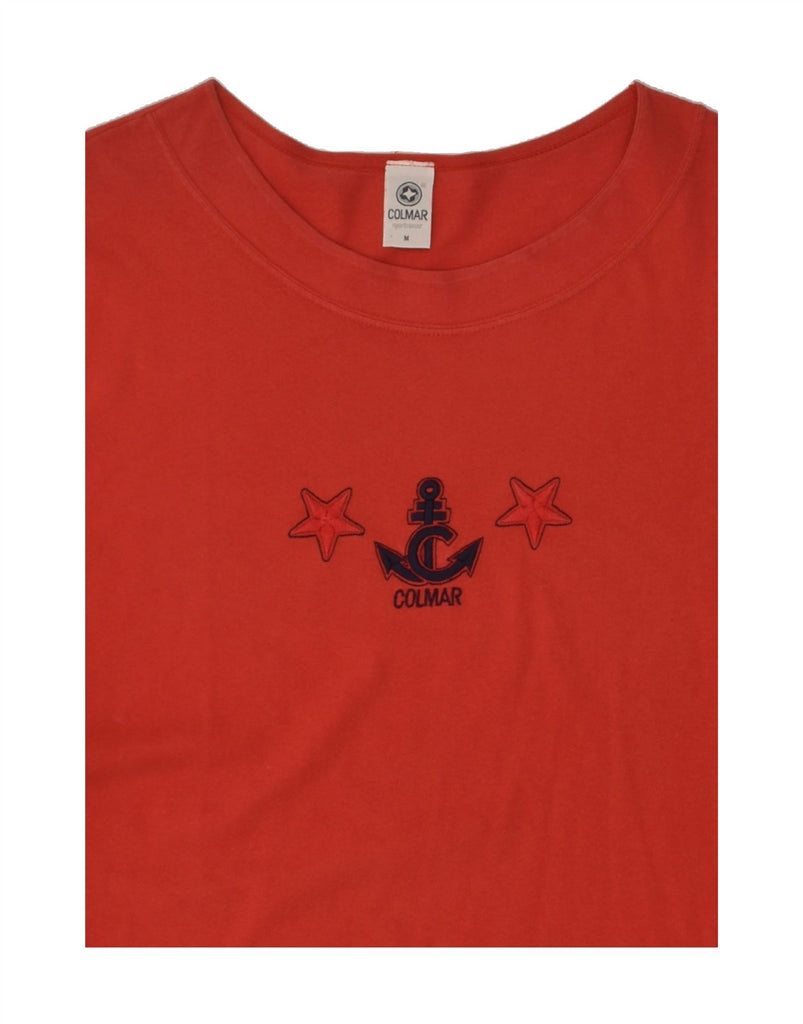 COLMAR Mens T-Shirt Top Medium Red Cotton | Vintage Colmar | Thrift | Second-Hand Colmar | Used Clothing | Messina Hembry 