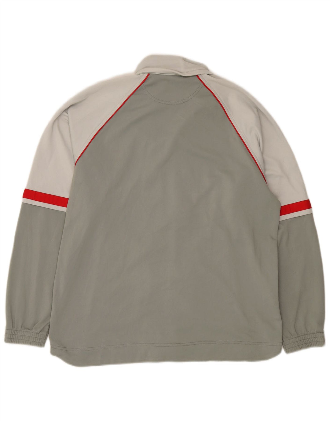 Champion Boys Tracksuit Top Jacket 13-14 Years Grey Colourblock Polyester