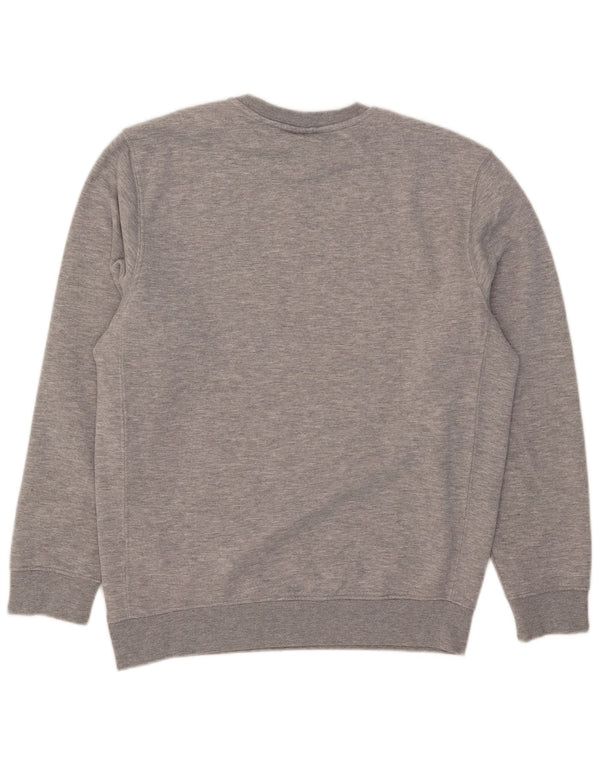 Nike Mens Graphic Sweatshirt Jumper Large Grey Cotton