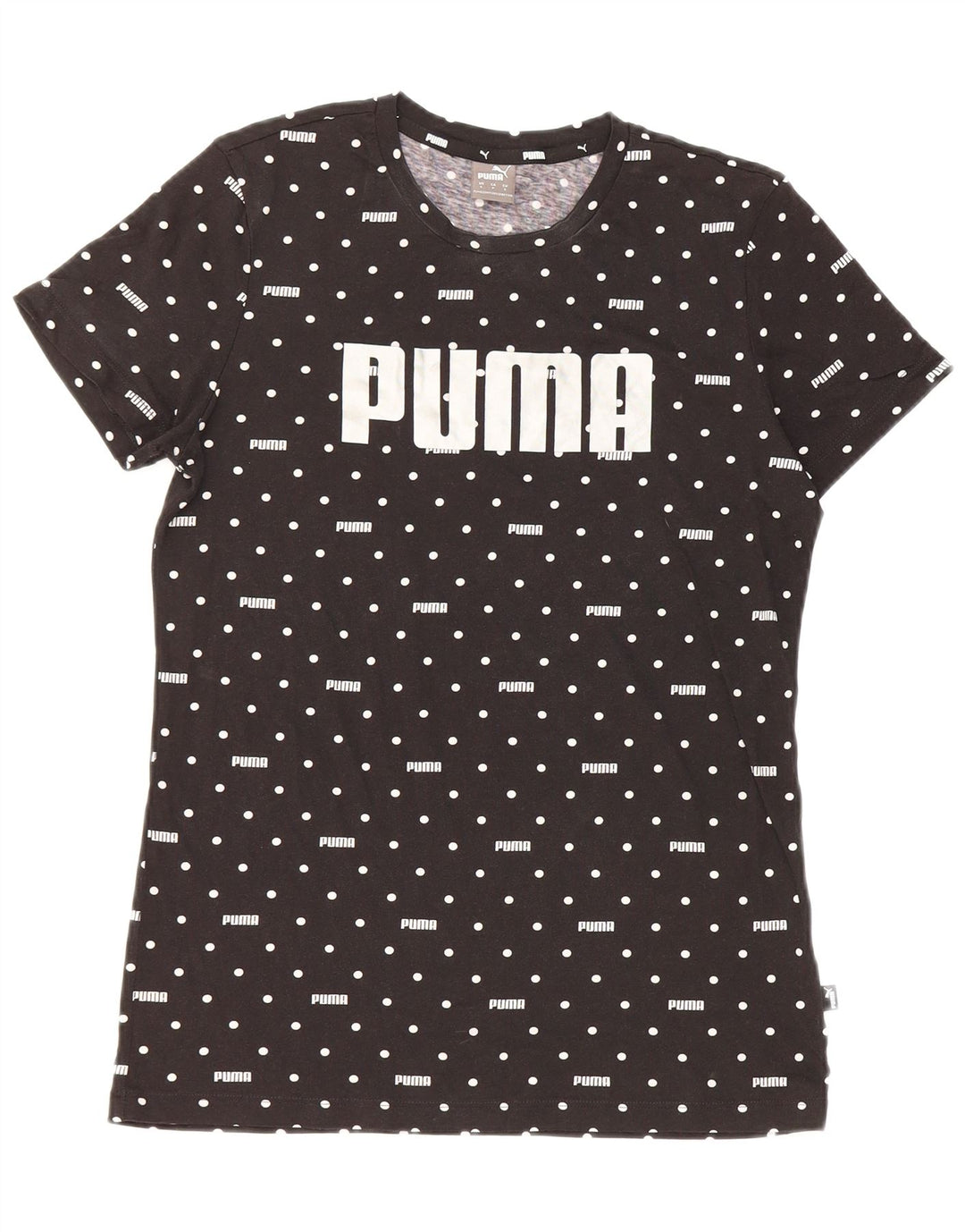 Puma Mens Graphic T-Shirt Top Small Black