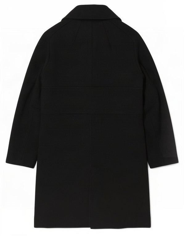 Guru Womens Overcoat UK 14 Large Black