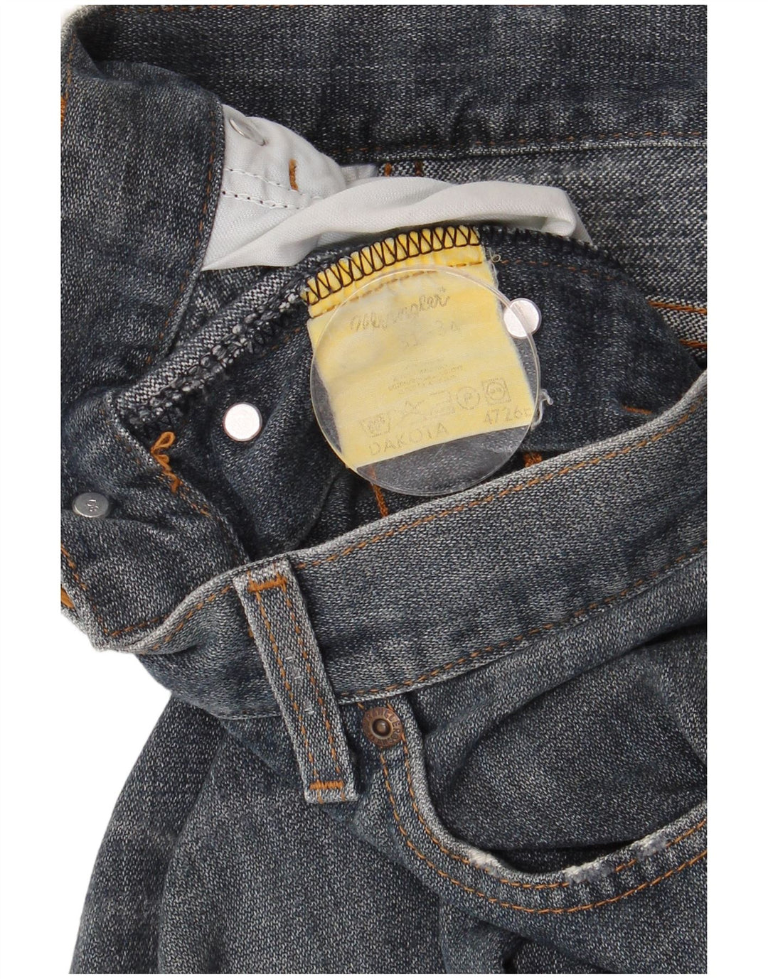 WRANGLER Mens Dakota Straight Jeans W31 L34 Navy Blue