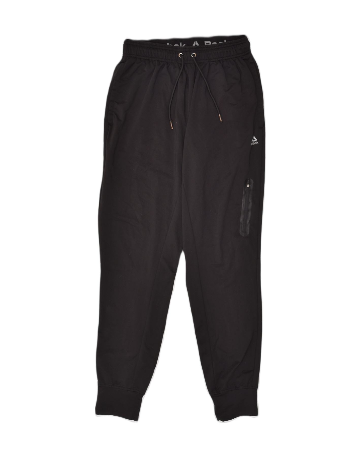 REEBOK Pantalones de chandal para hombre Joggers Small Negro Poliester