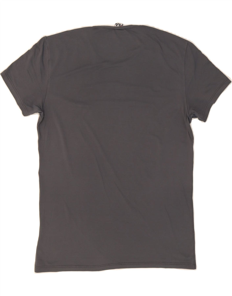FILA Mens T-Shirt Top Medium Grey Polyester Vintage Fila and Second-Hand Fila from Messina Hembry 