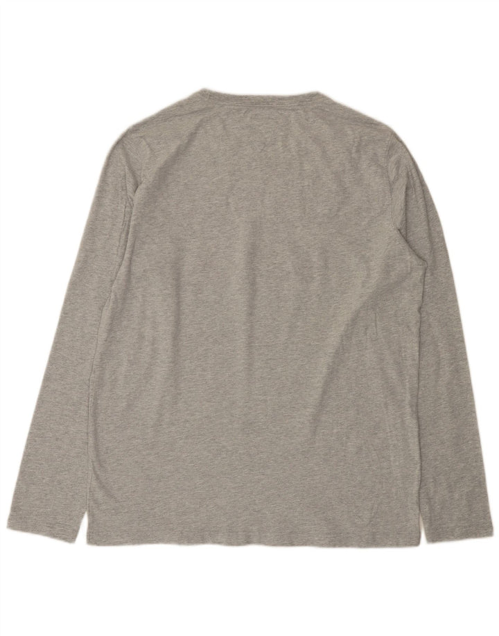 Tommy Hilfiger Mens Graphic Top Long Sleeve 2XL Grey Cotton